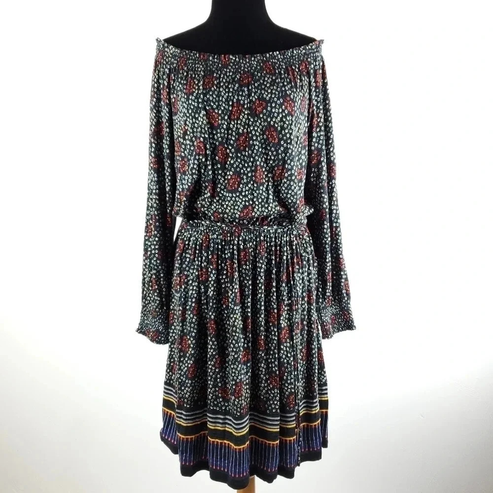 Loft Long sleeve Smocked neck LP